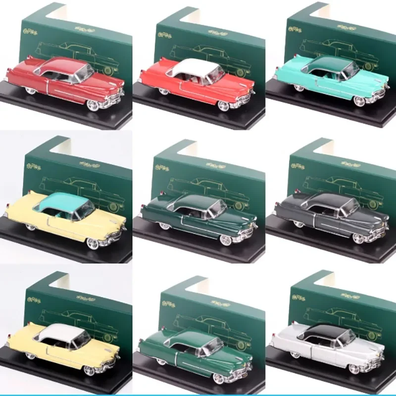 Модель автомобиля GFCC 1:43 1955 Cadi Coupe Deville, винтажная модель автомобиля из сплава, литые классические модели, статический дисплей в подарок