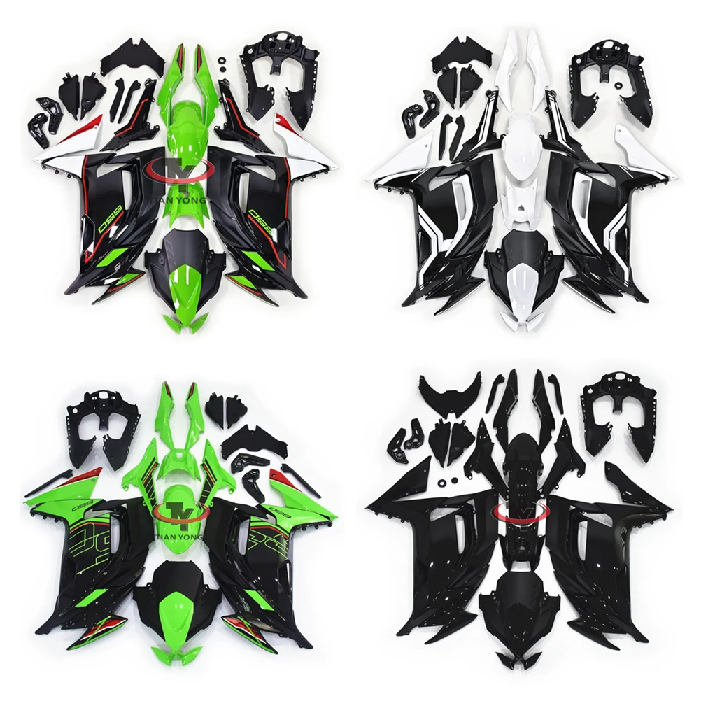 Фото Подходит для NINJA 650, обтекатель кузова, инъекционный год, зеленый мотоциклетный полный обтекатель для Kawasaki ninja 650 2021-2022-2023-2024 №3