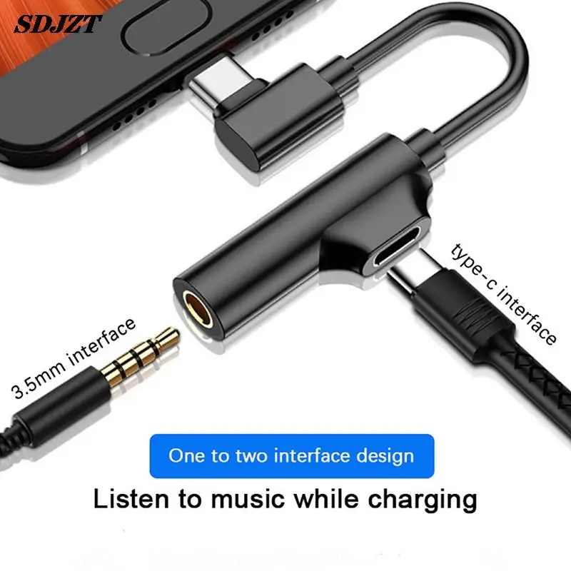 USB C к 3 5 мм Aux адаптер Тип C 3 5 Jack аудио кабель аксессуары для телефона переходник для кабеля USB Тип C USB C адаптер для наушников