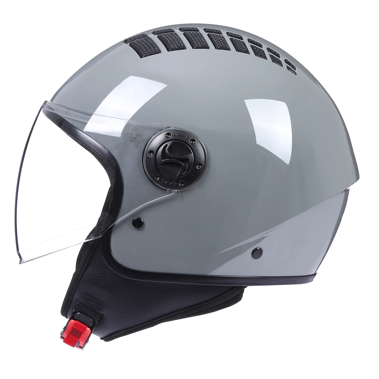 Мотоциклетный шлем Jet Vintage Шлем с открытым лицом Ретро 3/4 Полушлем Cafe Racer ECE Противотуманные линзы Casque Casco Moto Kask DOT