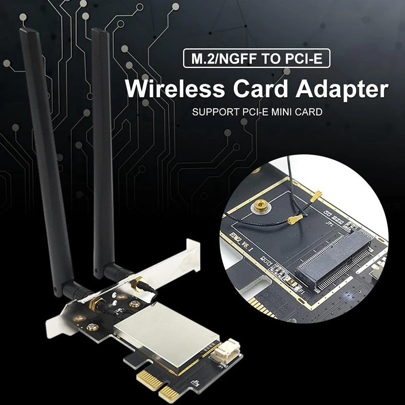 Фото 2 шт., Wi-Fi-адаптер PCIE M.2 для ПК №3