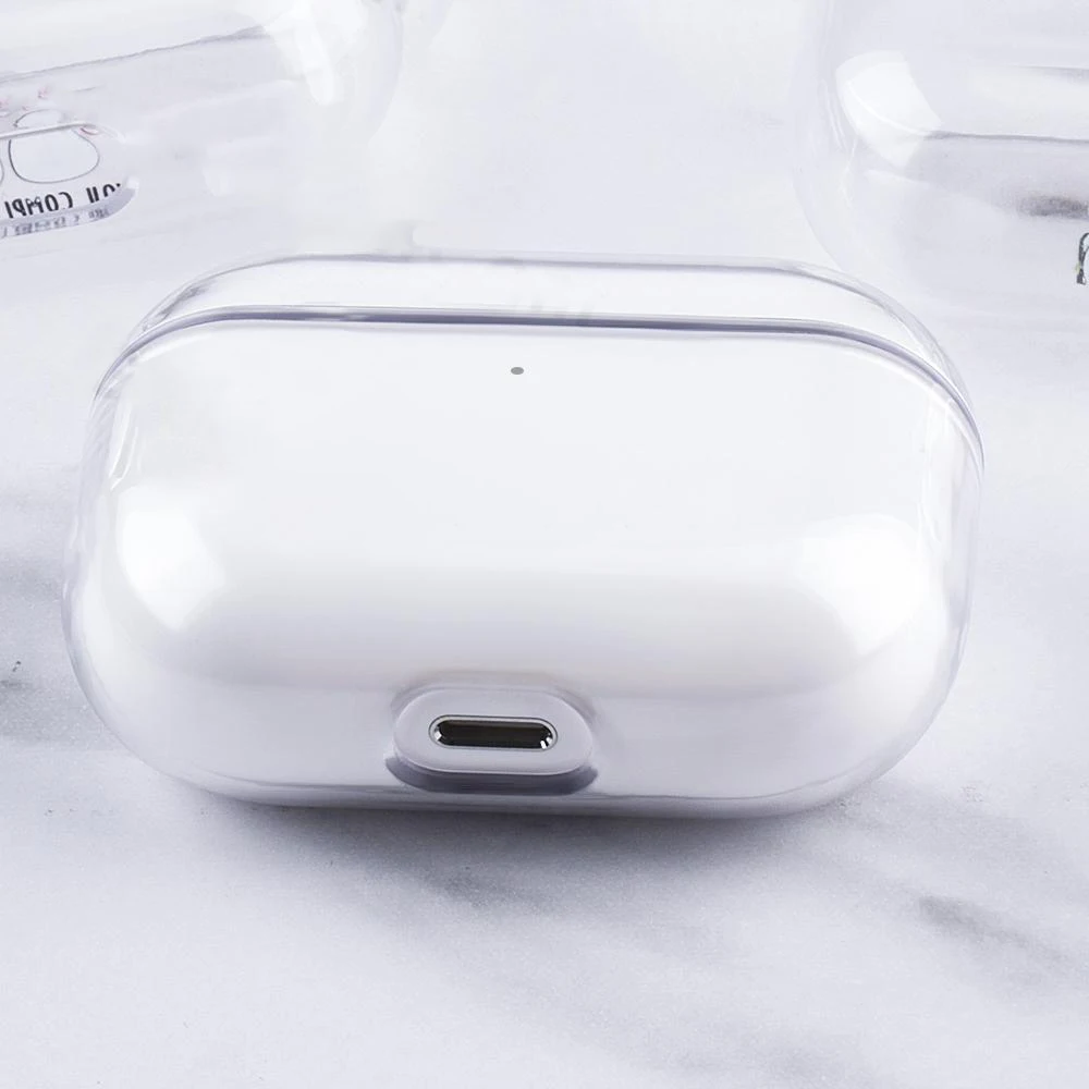 Прозрачный чехол для AirPods Pro 2022 Чехол для AirPods Pro 2 Pro 2-го поколения 2022 Чехол для AirPods 3 2 1 кожа Air Pods Жесткий чехол для ПК (art.: 3920cb417f21f) - 3920cb417f21f