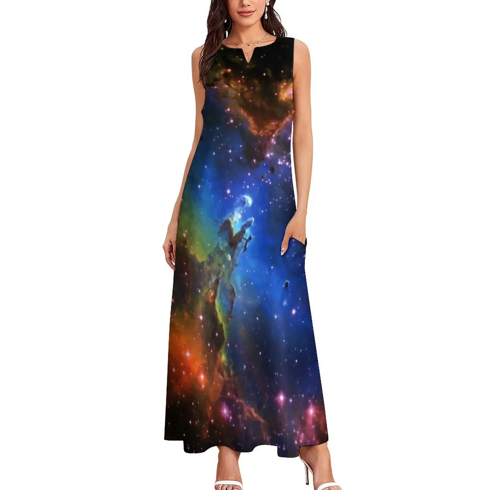 Фото Длинное платье Galaxy Eagle Женская длинная одежда Женская одежда Платье №2