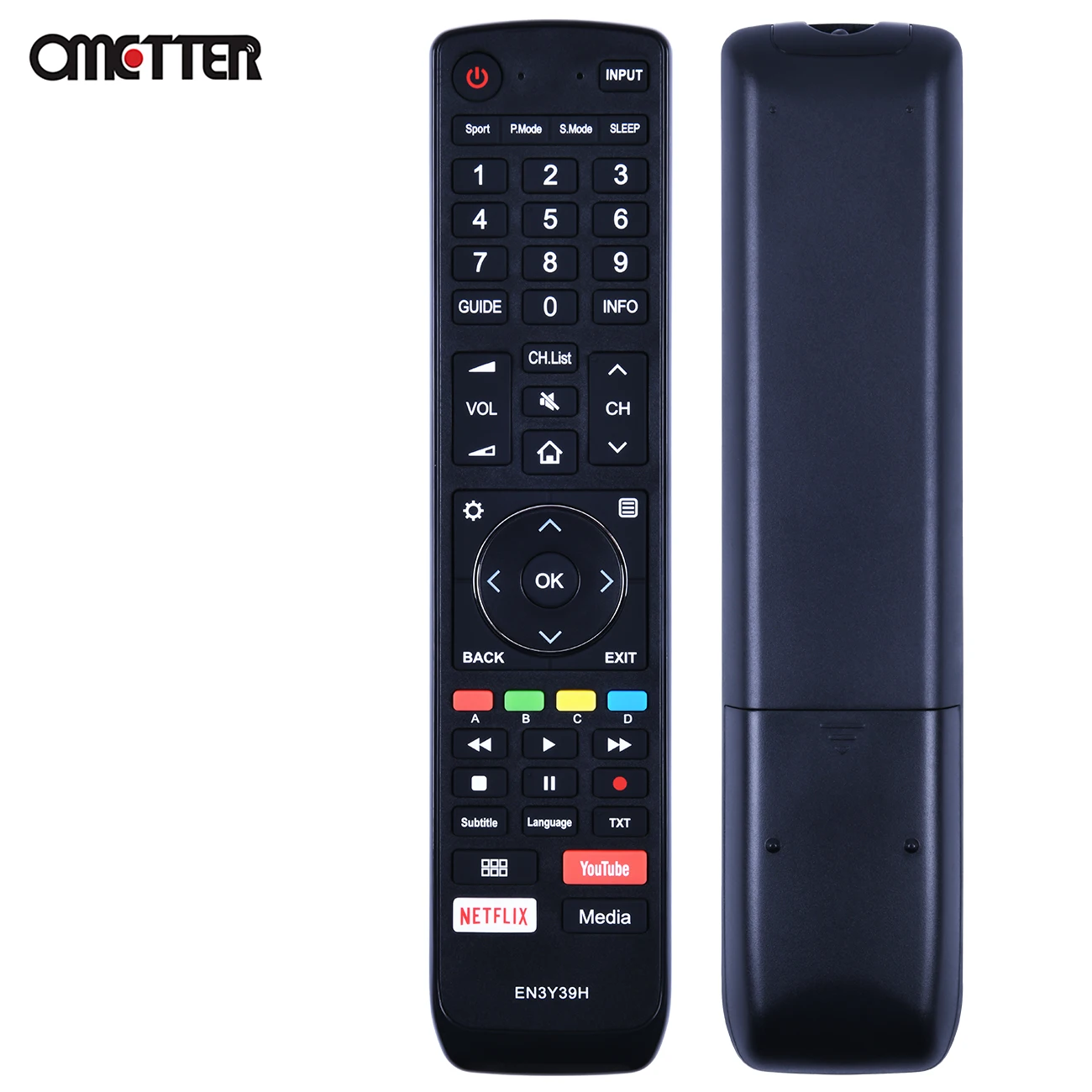 Новый EN3Y39H подходит для пульта дистанционного управления Hisense Smart TV H50U7A H55U7A H65U7A H43A6500 H50A6500 H55A6500 H65A6500 (art.: 3a396e64eb6) - 3a396e64eb6