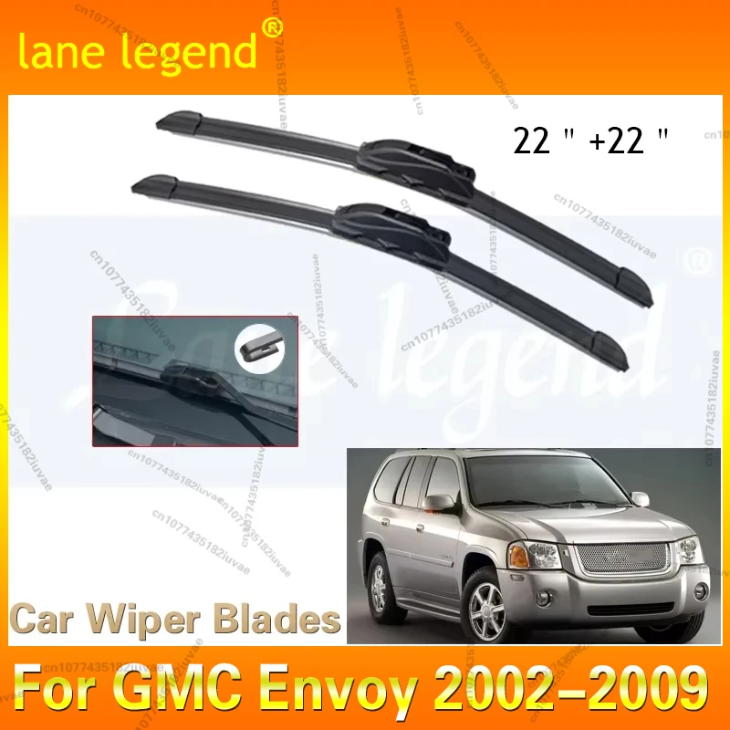 2 шт. щетки стеклоочистителя переднего стекла для GMC Envoy 2002-2009 2003 2004 2005 2006 2007 2008 аксессуары для окон ветрового стекла