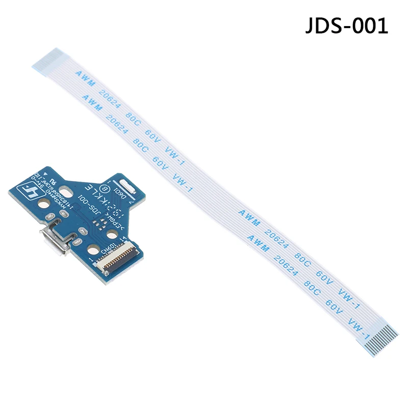 Фото Печатная плата с USB-портом для зарядки, для 12-контактных разъемов JDS 011 030 040 055 14Pin 001, коннектор для контроллера PS4, новинка, 1 шт. №4