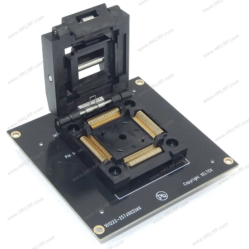 Оригинальный адаптер чипов DX3037 IC Socket Adapter QFP160 для программатора XELTEK 6100N