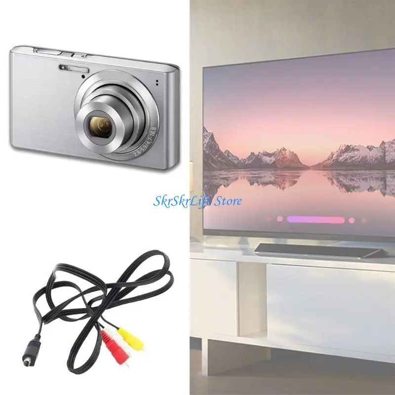 E65E VMC 15FS RCA к 10PIN -порту A/V Кабель Подключите камеру к TVORVCR для прозрачного видео и чипса