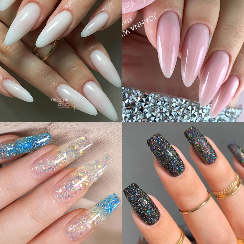 Фото LILYCUTE 8/10/15 мл гель для наращивания ногтей розовый прозрачный акриловый гель для наращивания ногтей полуперманентный замачиваемый УФ-светодиодный гель для дизайна ногтей лак №5