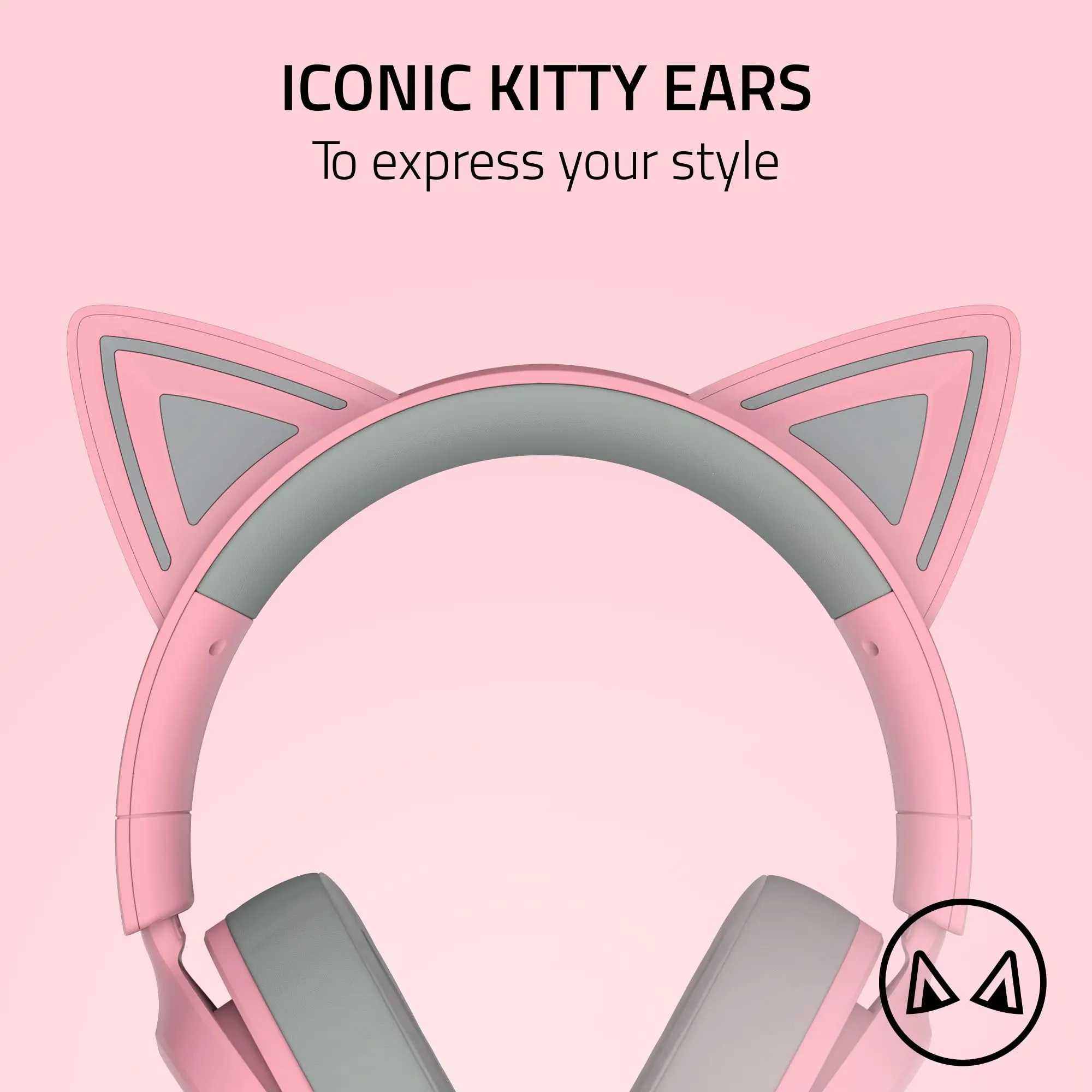 Фото 100% оригинальные проводные игровые наушники Razer Kraken Kitty V3 X, гиперпрозрачный кардиоидный микрофон, драйверы 40 мм, 7.1, объемный звук для ПК, PS5 №4