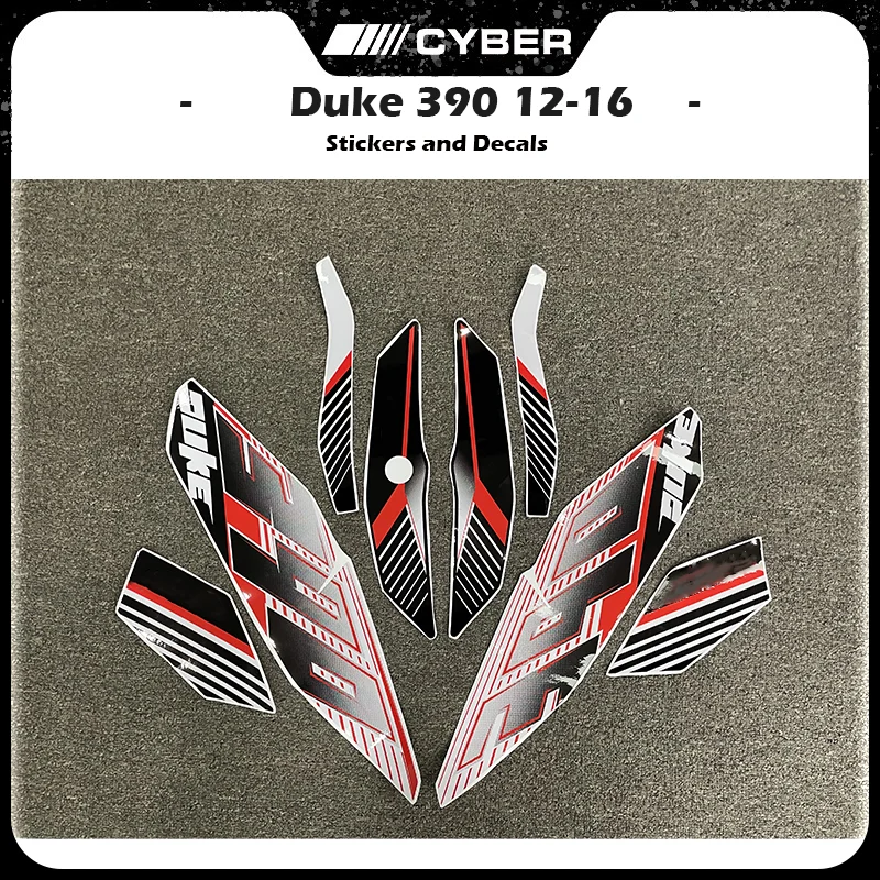 Для KTM Duke 390 Duke 390 2012-2016 наклейки на передний и задний обтекатель-реплика OEM наклейки для корпуса мотоцикла
