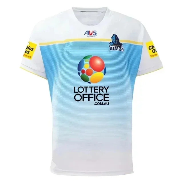 Фото Коллекция 2023 года, трикотажные изделия GOLD COAST TITANS HOME 2023/24, трикотажные изделия для регби с голдитами, размер: S-5XL №5