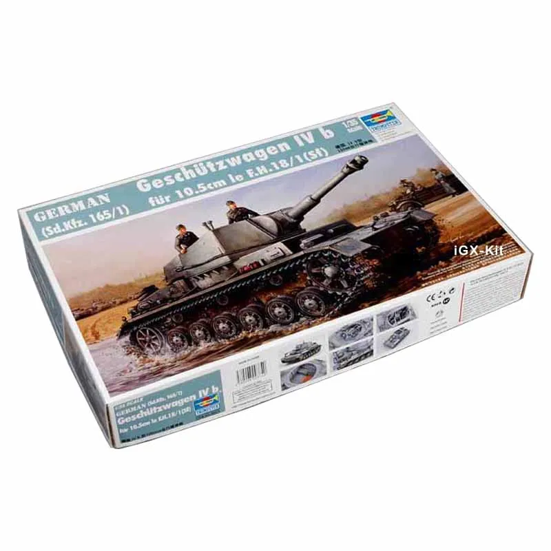 Trumpeter 00374 1/35 немецкий Sd Kfz 165/1 Le Fh 18/1 GW IV B артиллерийская детская военная игрушка пластиковая сборка строительная модель комплект