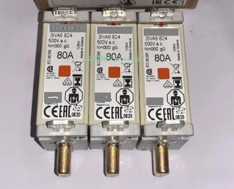 новый оригинальный сток FUSE 3NA6812 32A 3NA6814 35A 3NA6817 40A 3NA6820 50A 3NA6822 63A 3NA6824 80A NH000 gG 500Vac