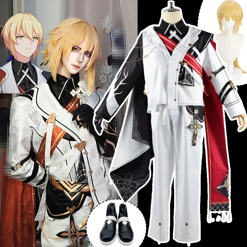 Otto Apocalypse Косплей Игра Honkai Impact 3, костюм xs-2xl, красивая униформа, мужская одежда в стиле аниме, парик, обувь, реквизит, костюм для ролевых игр