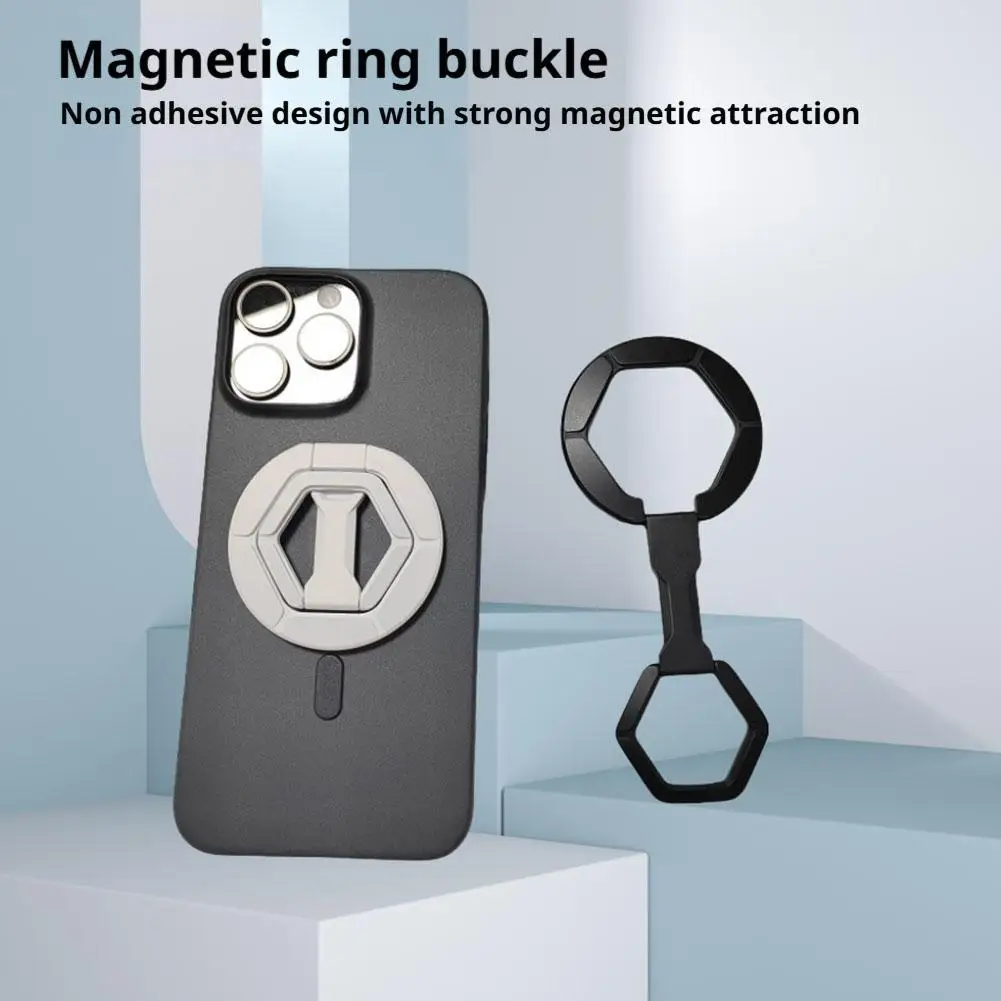 Фото Магнитный держатель для телефона Magsafe, магнитная ручка для сотового телефона, подставка для пальцев, подставка для iPhone 16 Pro Max, крутой дизайн №2