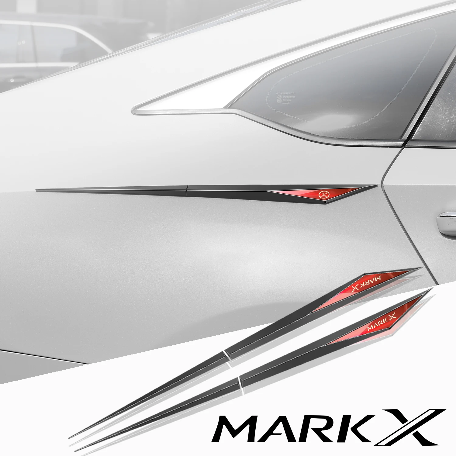 2 шт., автомобильные наклейки из ТПУ, автомобильные аксессуары для Toyota MARKX MARK-X grmn premium 350s 300g facelift