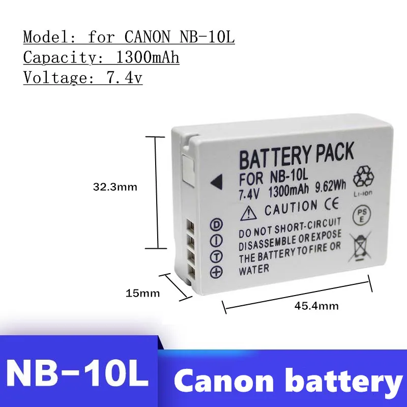 Фото Аккумулятор для фотоаппарата, аккумуляторная батарея для Canon NB-13L NB -8L №4