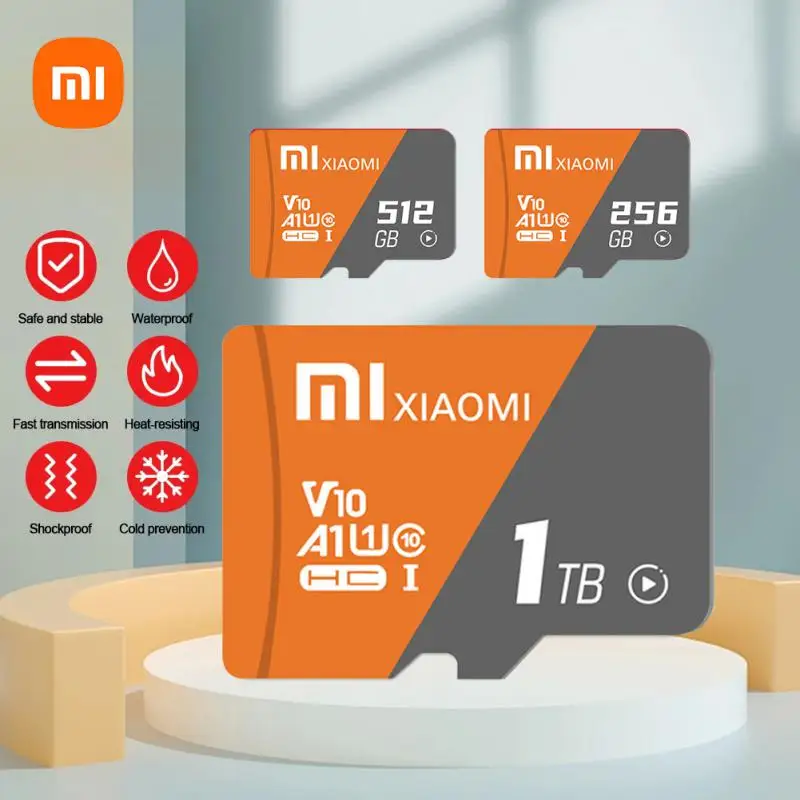 Карта памяти Micro TF Sd Xiaomi Class 10, 32 ГБ, 64 ГБ, 128 ГБ, 256 ГБ, 512 ГБ, 1 ТБ, Мини TF sd карта, карта памяти для телефона, настольного ПК