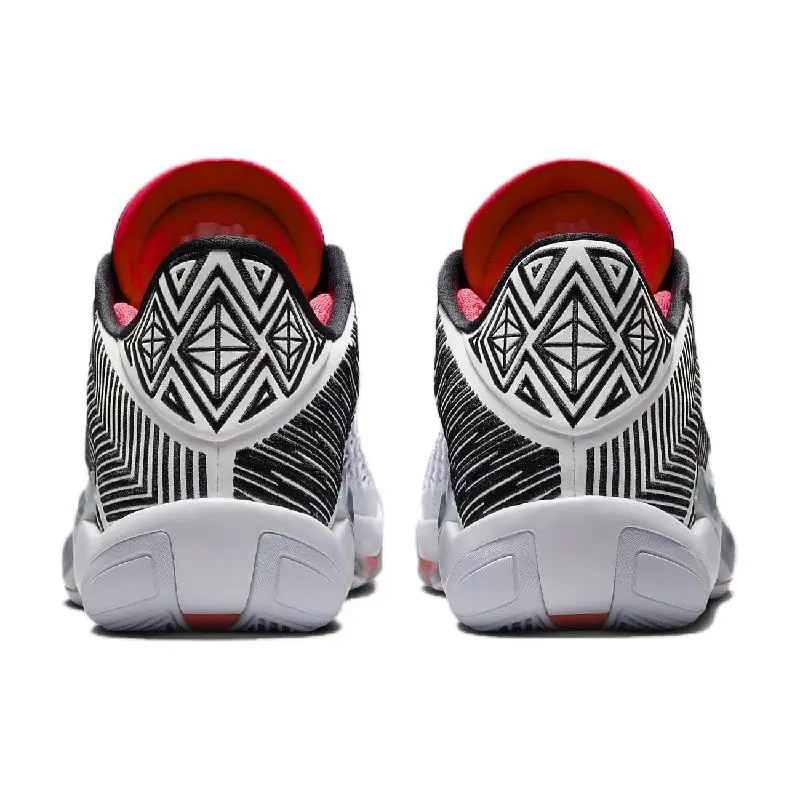 Кроссовки Nike Jordan 38, низкие, белые, сирена, красные, черные (art.: 3920c9c9c5715) - 3920c9c9c5715