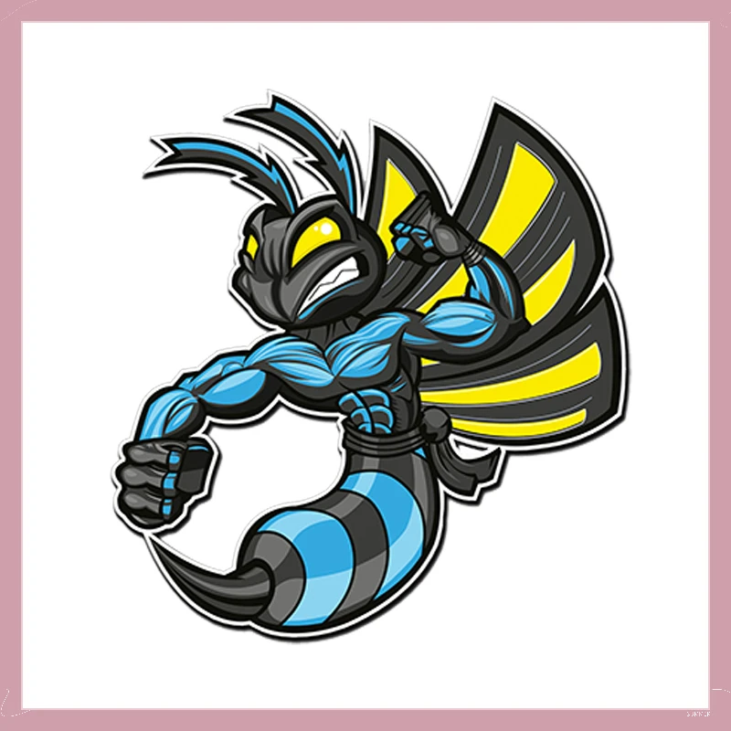 Stiker Menarik Kreativitas Teror Blue Hornet, Переводные картинки для двигателя A4