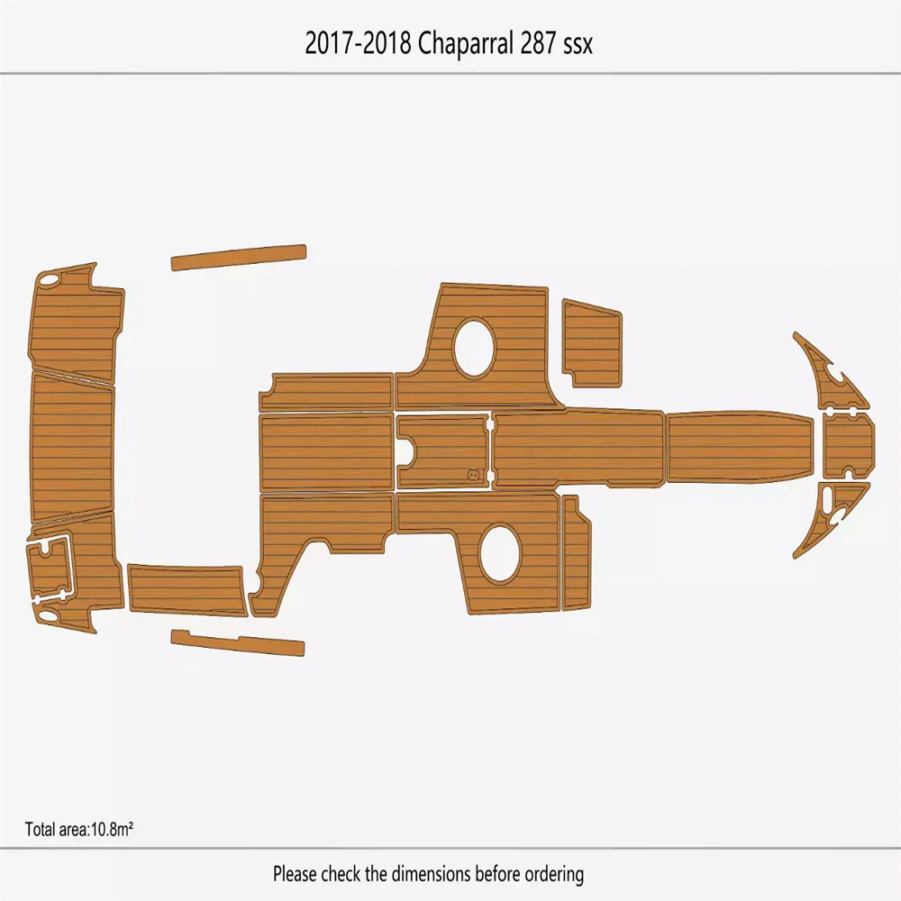 2017-2018 Chaparral 287 SSX Кокпит Платформа для плавания Лук 1/4 
