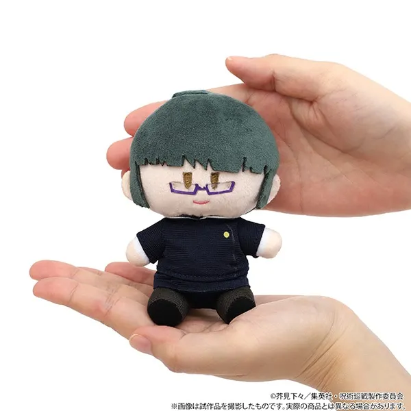 Фото Подлинная плюшевая кукла MOVIC Anime Jujutsu Kaisen 10 см Mahito Inumaki Toge Ryoumen Sukuna Zenin Maki, сумка, декор, подвеска, игрушки для детей №2