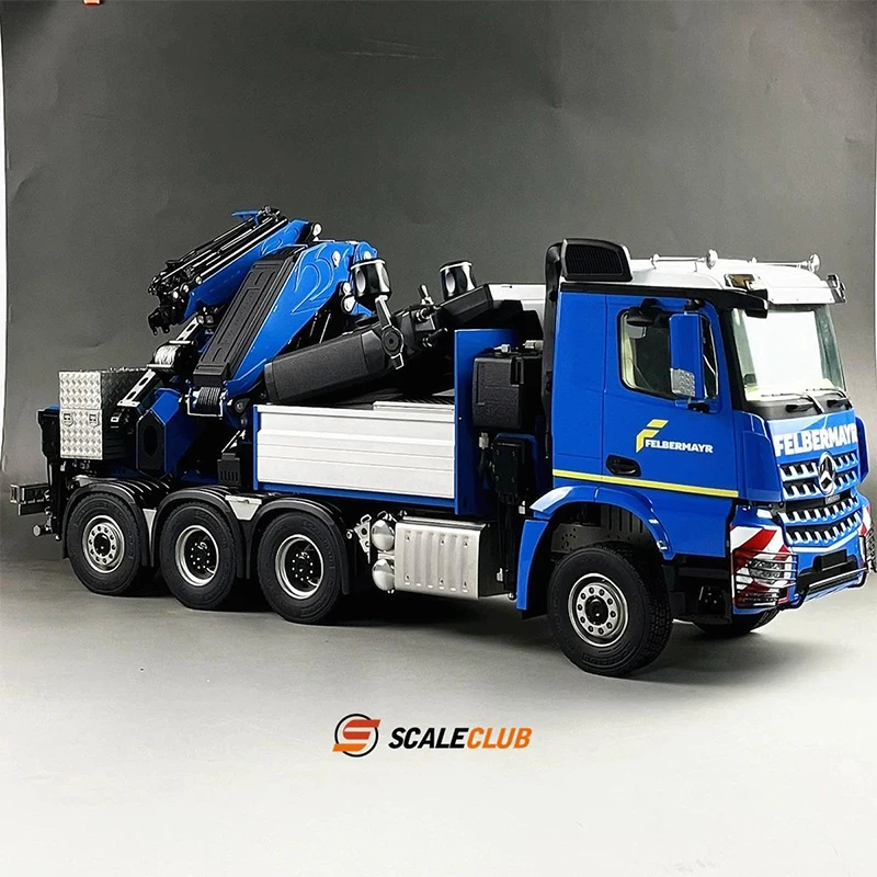 Фото Шасси Scaleclub 1/14 Tamiya 3363 CAB 8x8 с задней системой рулевого управления F1650, автокран JXModel №3