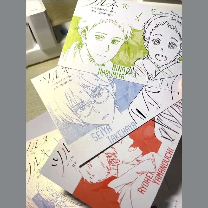 Закладка для карт Tsurune Takigawa Masaki, книжный зажим Pagination Mark Takehaya Seiya, коллекция карт, товары для аниме, канцелярские принадлежности, милый подарок (art.: 3920ce0110350) - 3920ce0110350