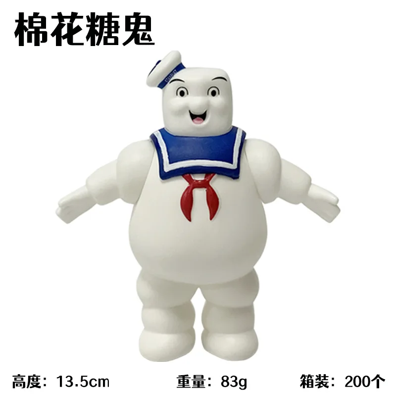 Фото Новый аниме «Охотники за привидениями», фигурка, украшение «Капитан Staypuft», зеленая кукла-призрак, детские модные игрушки, подарки-сюрпризы №4