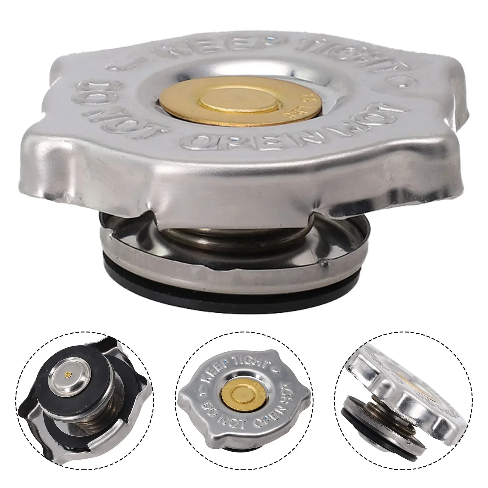 Фото 1X крышка радиатора высокого качества, подходит для CHRYSLER, SEBRING с двигателем 2.4L 2001-2006 # 52079799AA/ 55116901AA, автомобильные запчасти №2