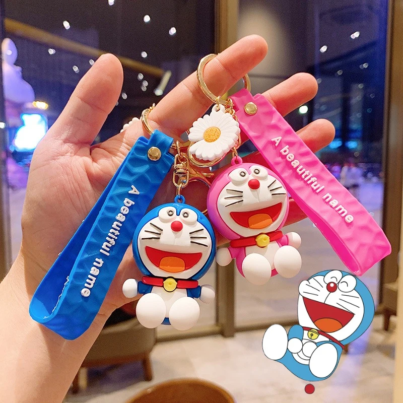 Doraemon мультяшный брелок милая кукла косплей автомобильный брелок для ключей рюкзак кулон Kawaii украшения ювелирные изделия аниме украшение кулон подарок