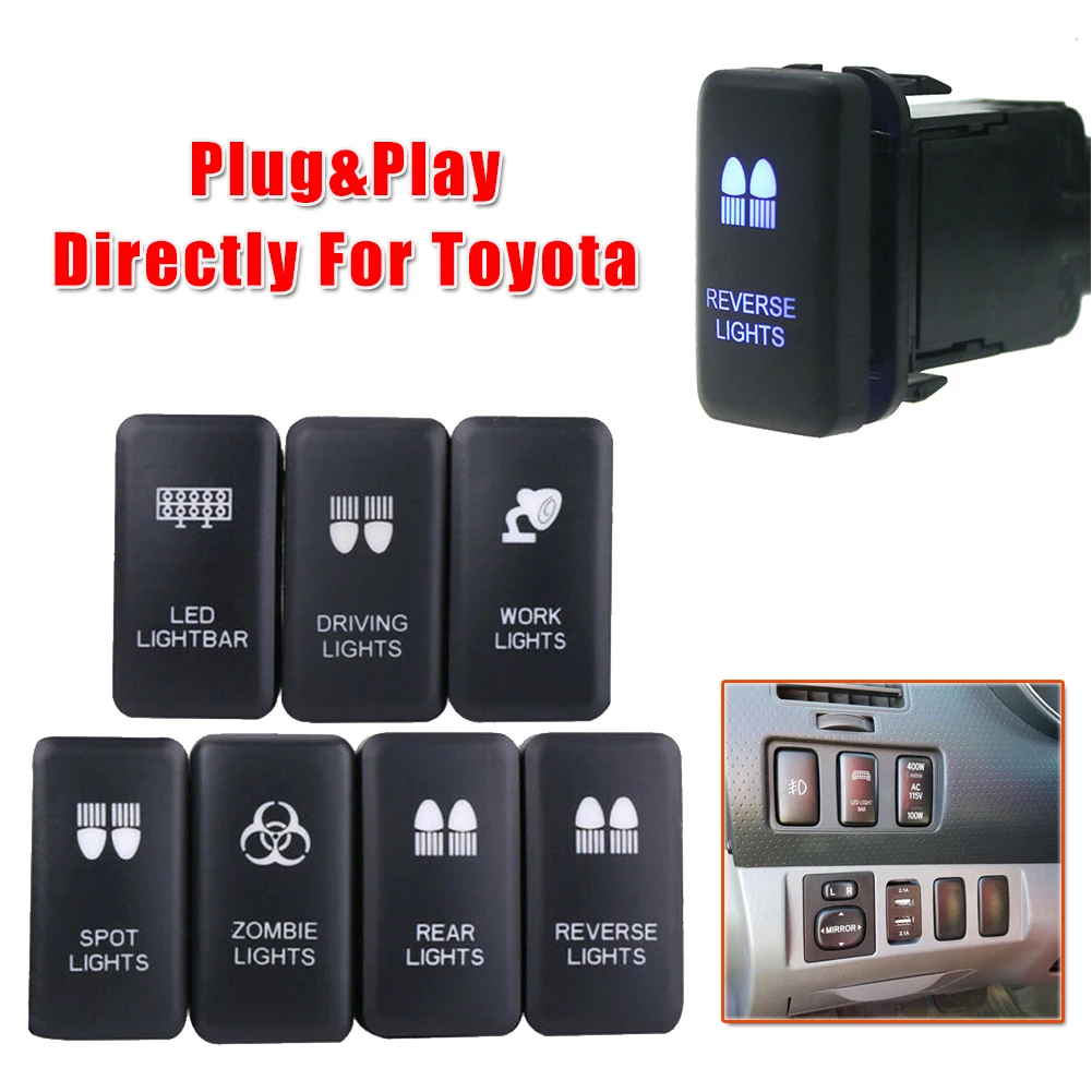 Для Toyota, для Tacoma FJ Cruiser, для Highlander, светодиодный Bar, кнопка переключения, аксессуары для управления приборной панели (art.: 3920c2ec13eb8) - 3920c2ec13eb8