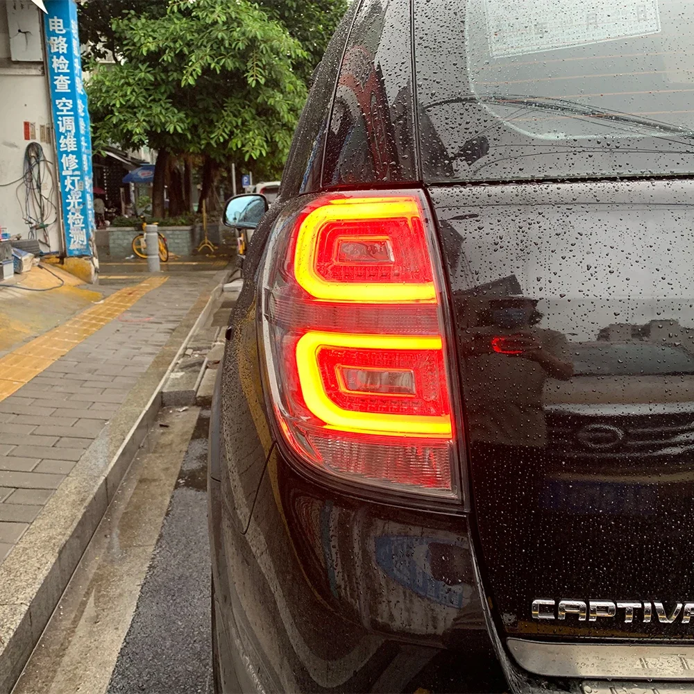 Фото Автомобильные задние фонари в сборе для Chevrolet Captiva 2008-2019, обновленные автомобильные задние фонари, светодиодный мигающий сигнальный светильник, аксессуары Plug and Play №4