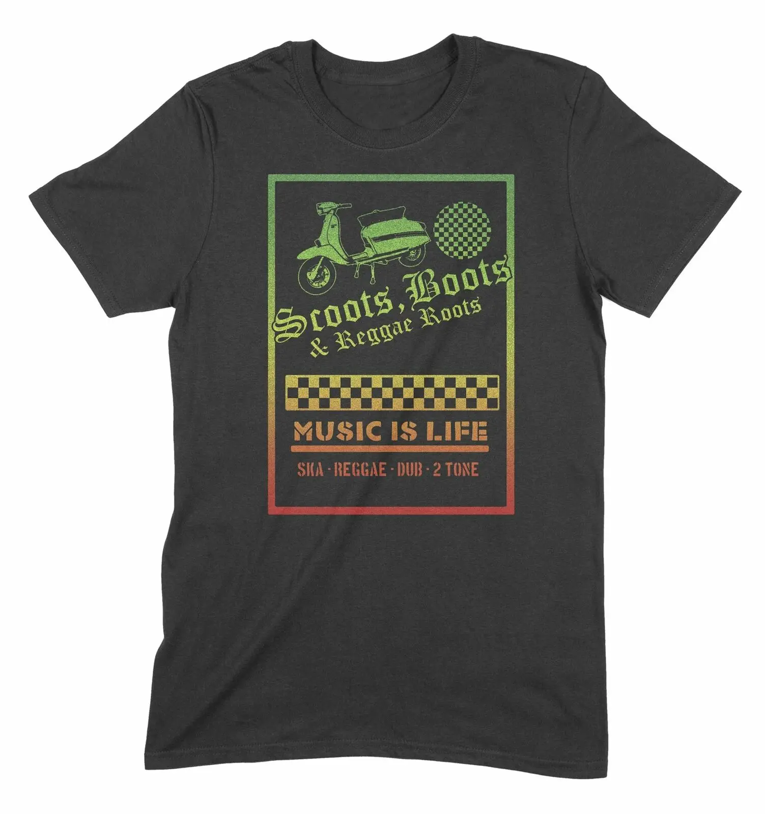 Мужская футболка Scoot Boots Reggae root