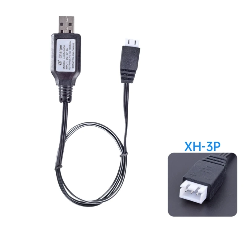 Фото Универсальный USB 7,4 В 1000 мА шнур зарядного устройства преобразователь мощности зарядный кабель №3