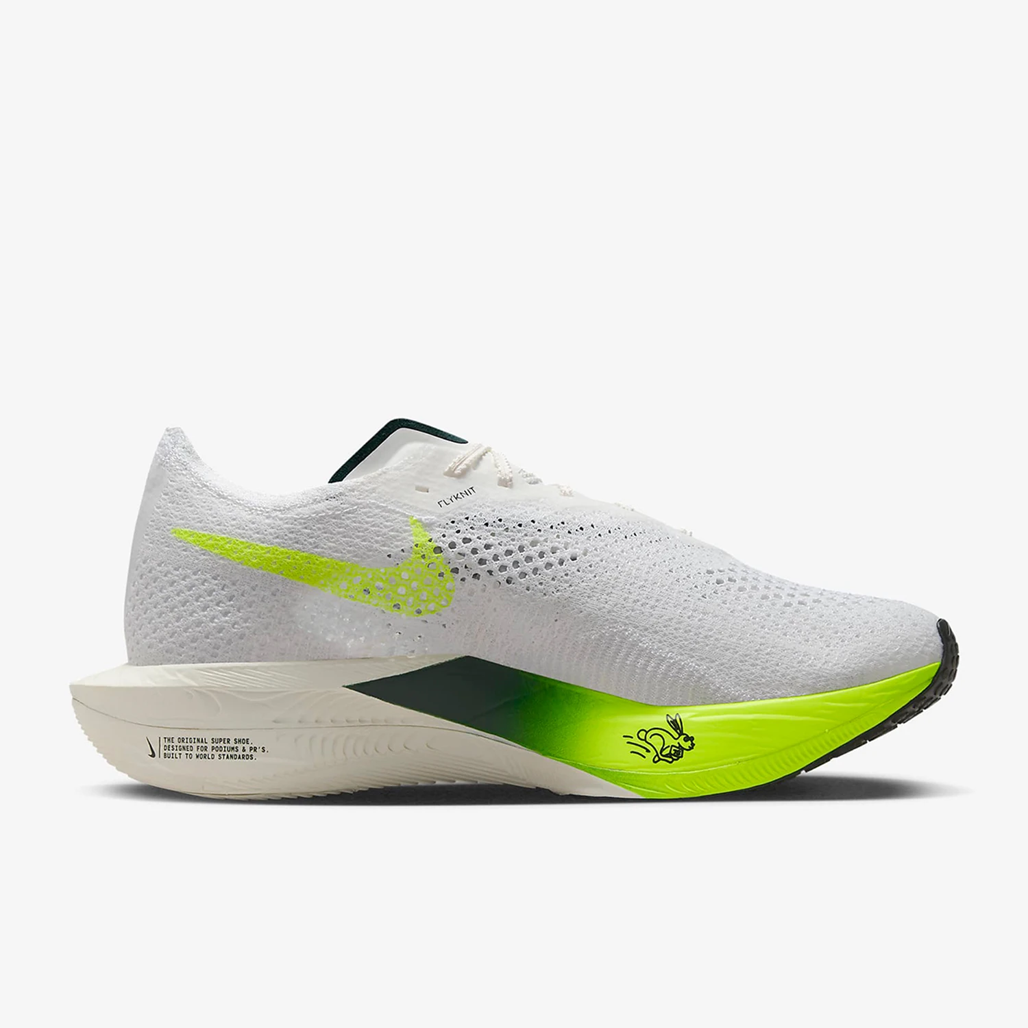 Фото Оригинальные мужские кроссовки Nike Vaporfly 3, шоссейные гоночные с мягкой подкладкой FZ4017-100 №3
