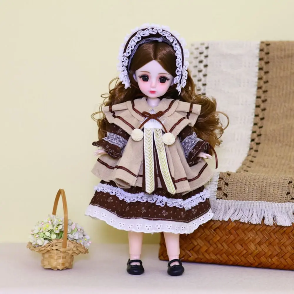 1/6 SD 30 см Bjd Doll с одеждой Привлекательные глаза с париком Макияж Принцесса Одеваются BJD Куклы Аниме Длинные волосы