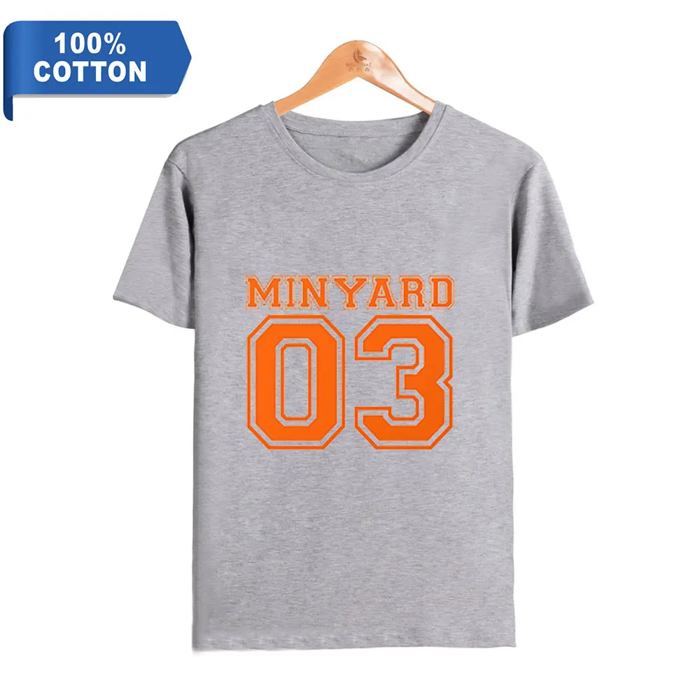 Фото Мужская футболка Kaus The Foxhole Court Logo Minyard 03 Pakaian Musim Panas Pria dan Wanita Kaus Keren Katun Lengan Pendek №4