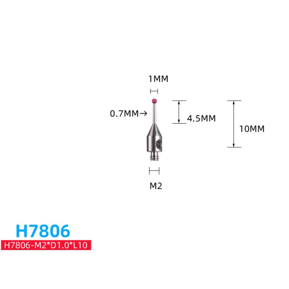 Фото Надежный сенсорный зонд M2 CMM Stylus, наконечник из вольфрамовой стали, легкий Ru с шаровой головкой, стабильный, с изменением температуры №3