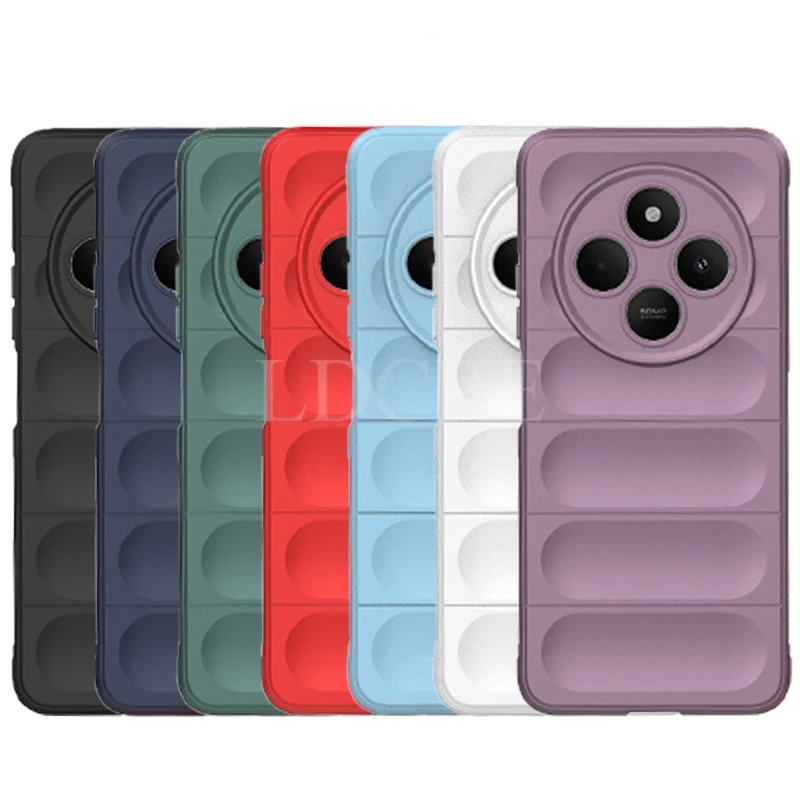 Для Xiaomi POCO C75 чехол из жидкого силикона POCO C75 чехол противоударный резиновый защитный чехол для телефона POCO C75 чехол