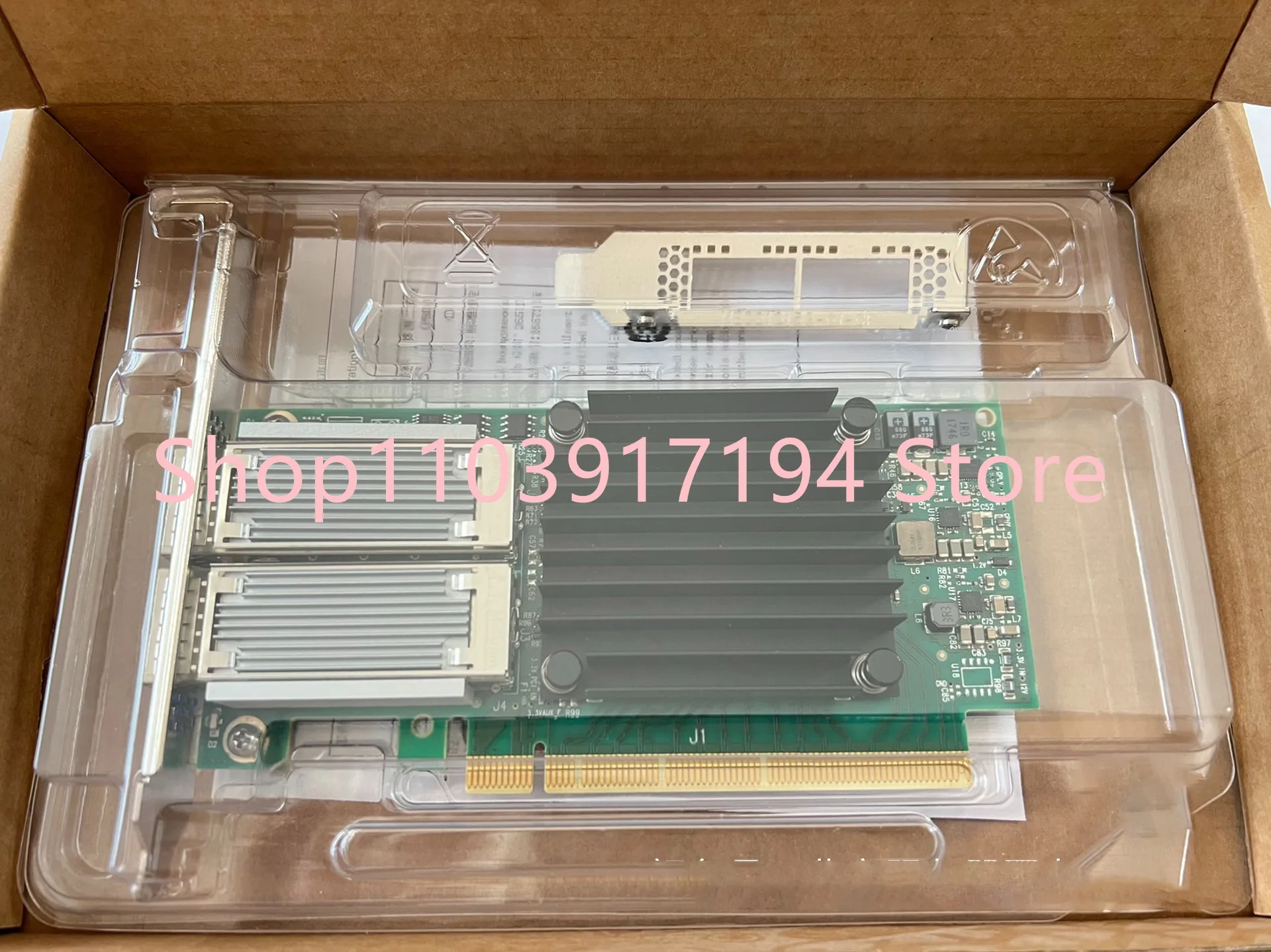Для Mellanox ConnectX-4 100GbE MCX416A-CCAT Optical Mellanox сетевая карта CX416A