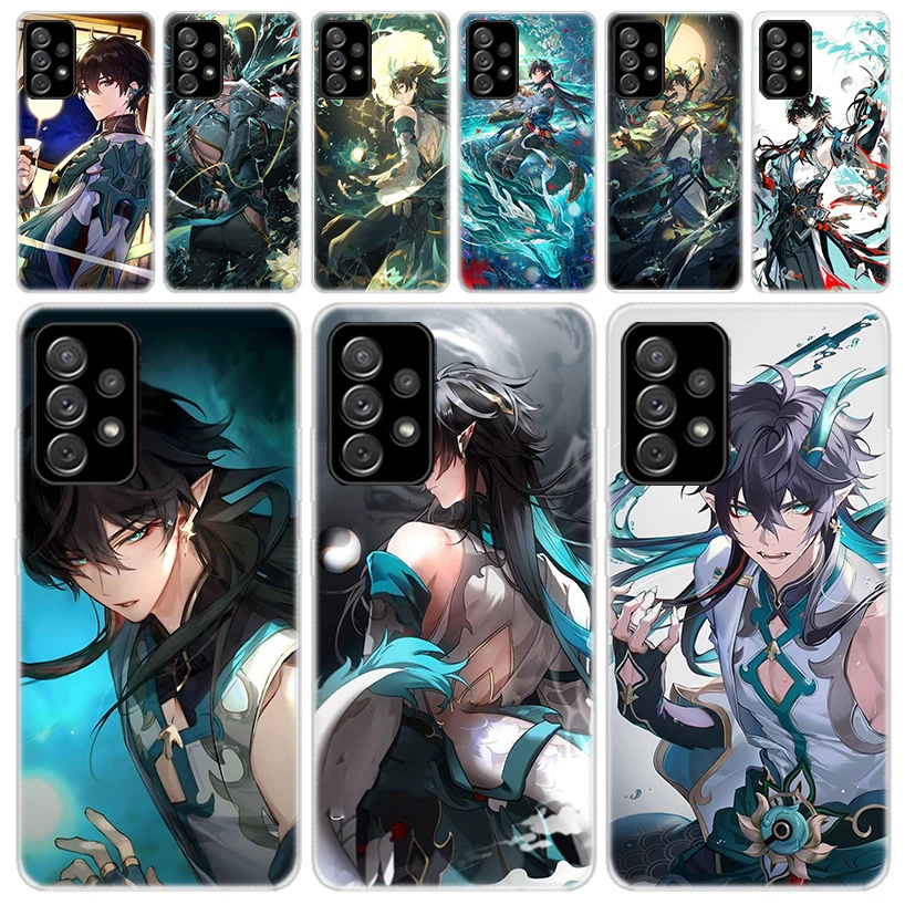 Honkai Star Rail Dan Heng мягкий чехол для телефона Samsung Galaxy A51 A50S A41 A31 A21S A11 A71 A70 A40 A30S A20E A10 A6 A7 A8 + A9 C