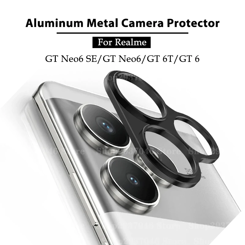 Протекторы для объектива камеры из алюминиевого сплава для Realme GT 6T GT6T GT6, металлическая пленка для камеры Realme GT Neo6 SE/GT Neo6/GT 6T/GT 6