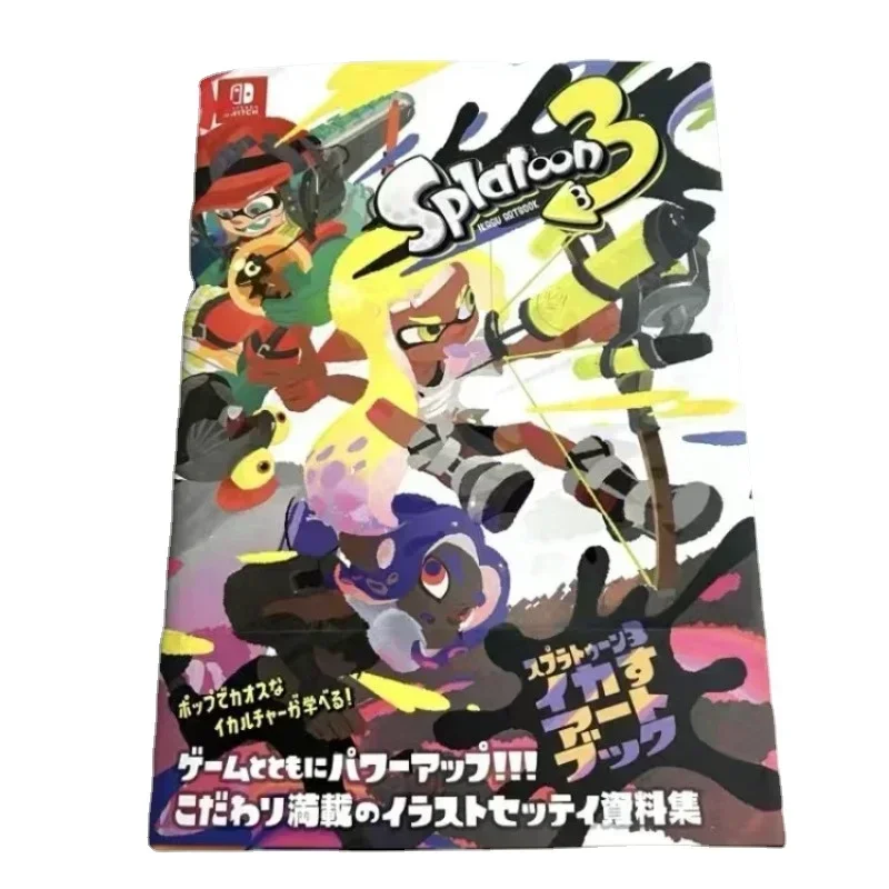 Оригинальные японские книги Vertion 328/400 страниц Splatoon 1/2/3 Series Art Set Collection Books