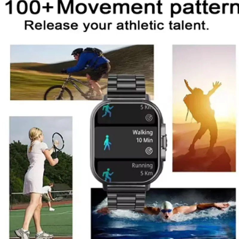 Фото Для IIIF150 Air1 Ultra + прочные Realme 10 2025 модные умные часы женские многофункциональные спортивные часы с пульсометром и артериальным давлением №3
