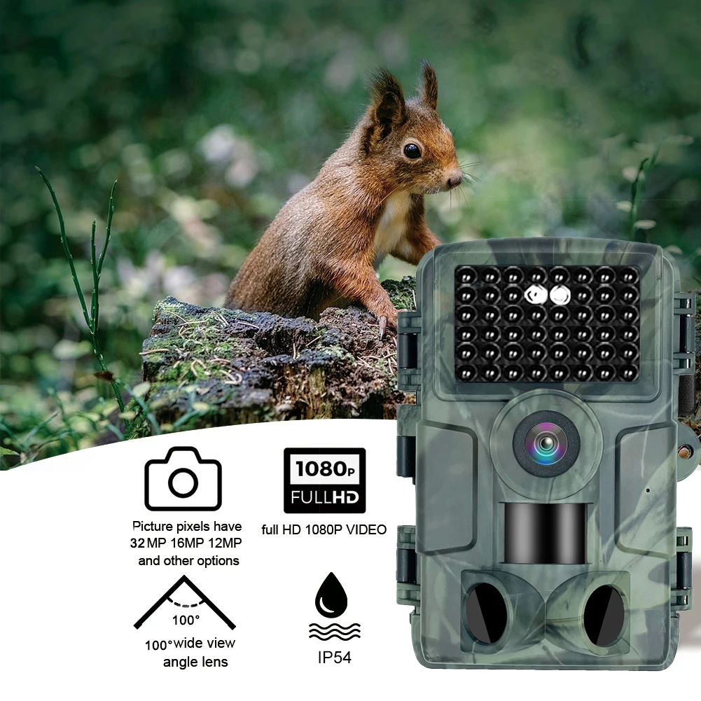 32MP 1080P WIFI охотничья тропа камера для дикой природы с монитором ночного видения водонепроницаемый детектор диких животных инструмент для кемпинга (art.: 3920c21f8e054) - 3920c21f8e054