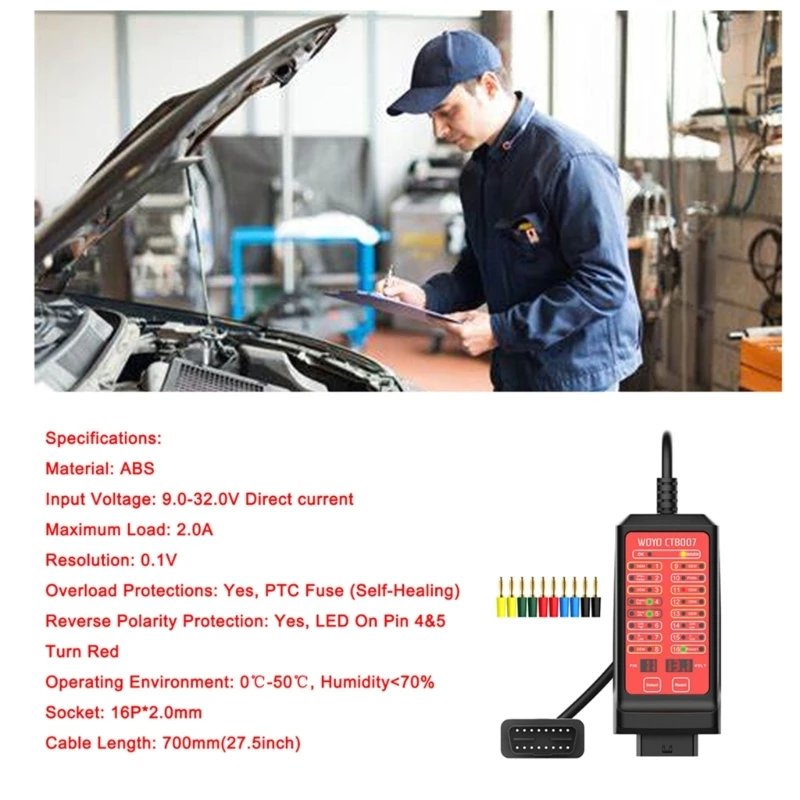 Фото Диагностический сканер CAN Pinout Box, диагностический сканер OBD2 №3