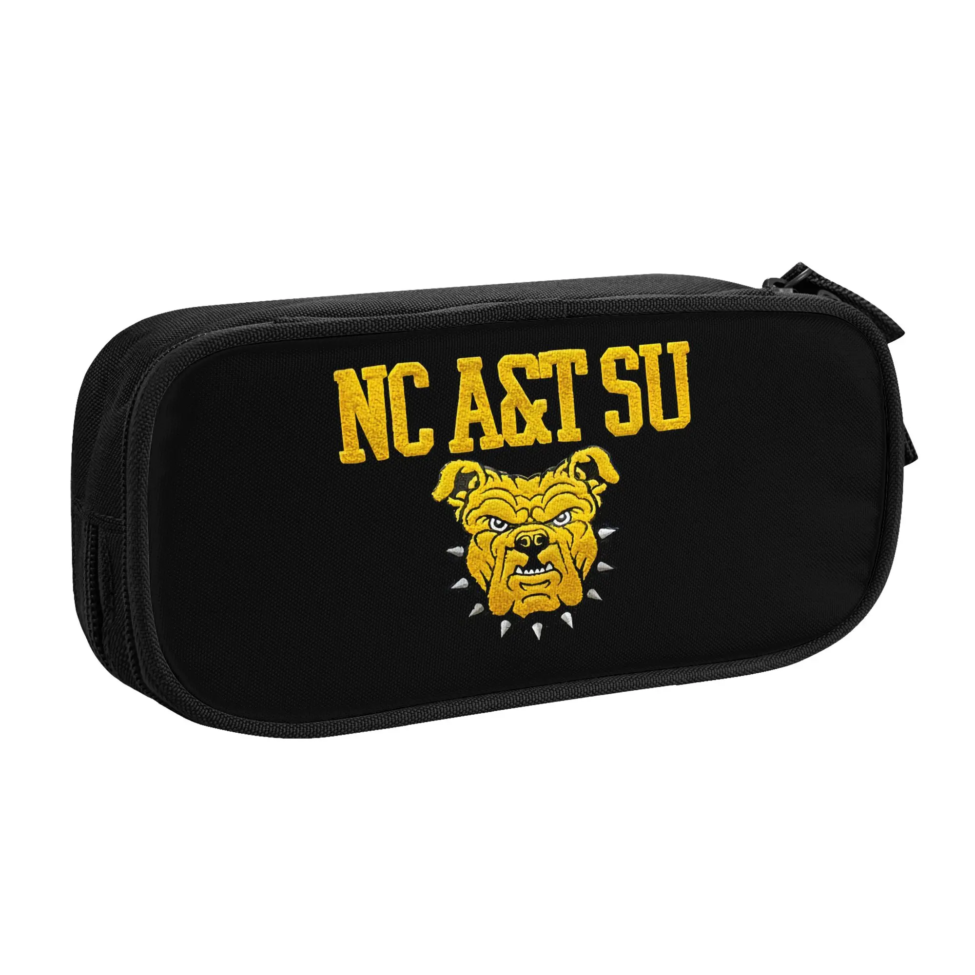 Пеналы Kawaii NC A&T HBCU Fraternity Aggies Bulldog для девочек и мальчиков, вместительные пеналы-косметички, школьные принадлежности Сумки специального назначения