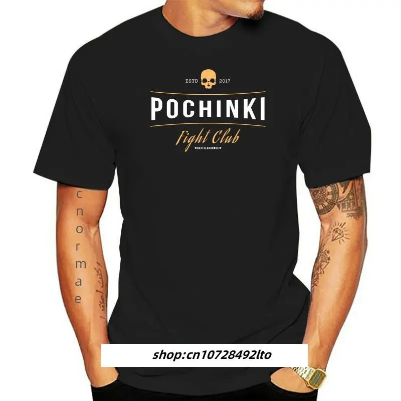 Kaus Pakaian Pria PUBG Club Pertarungan Pochinki Bar Kaus Lengan Pendek Gambar Cetak Kartun Ukuran S-3XL рифленые Бесплатная доставка
